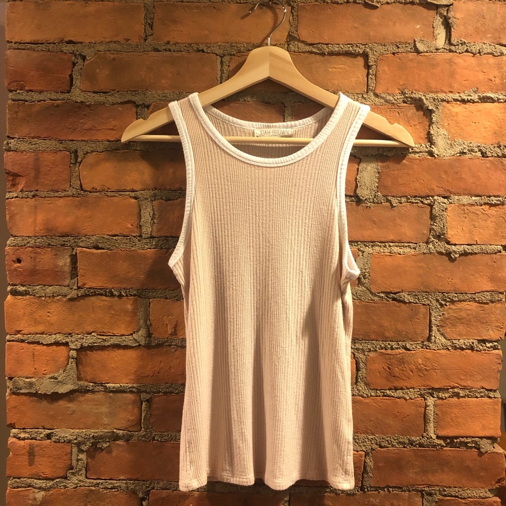 Joah Brown Pink Body Tank Top